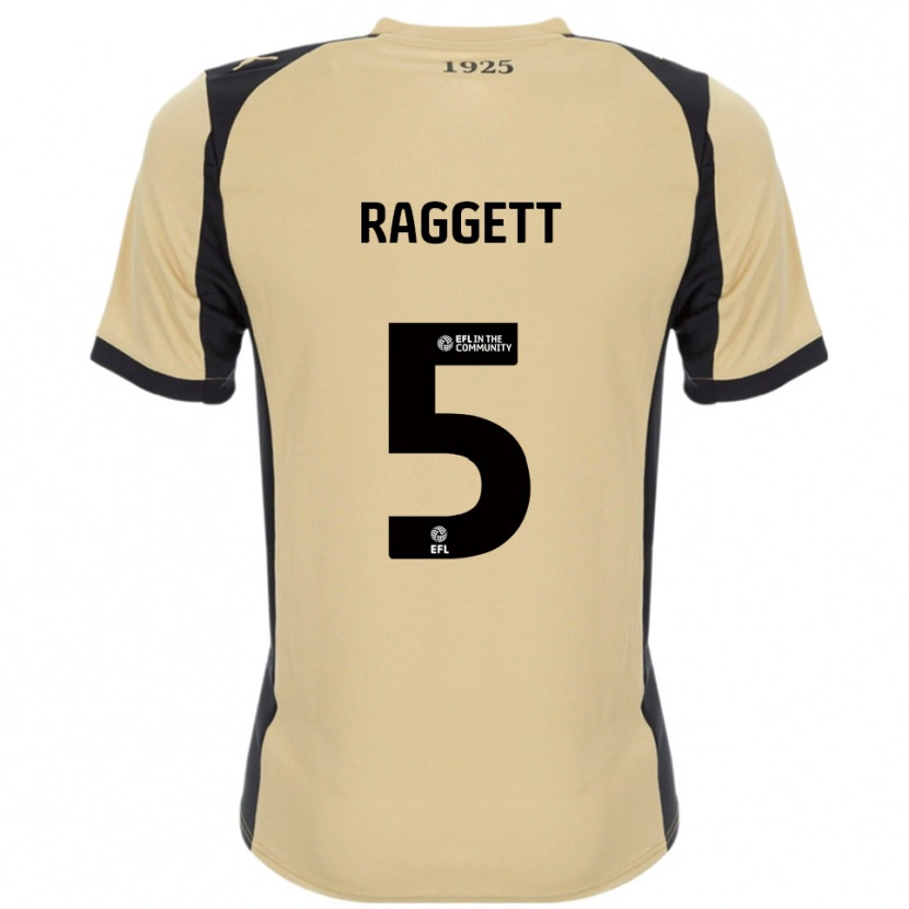 Danxen Heren Sean Raggett #5 Goud Zwart Uitshirt Uittenue 2025/26 T-Shirt België