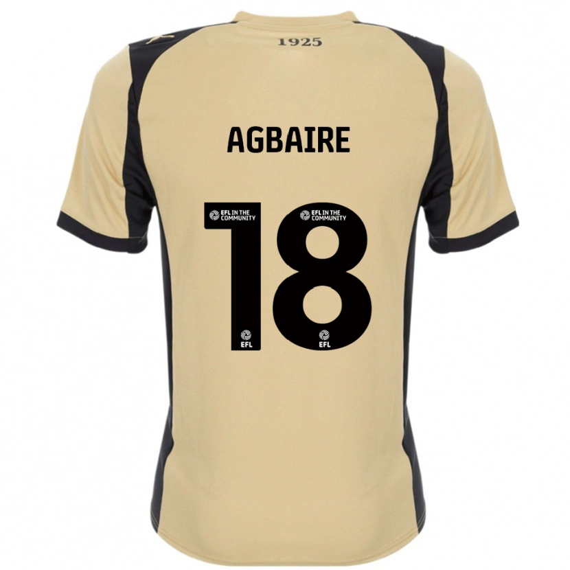 Danxen Heren Lenny Agbaire #18 Goud Zwart Uitshirt Uittenue 2025/26 T-Shirt België