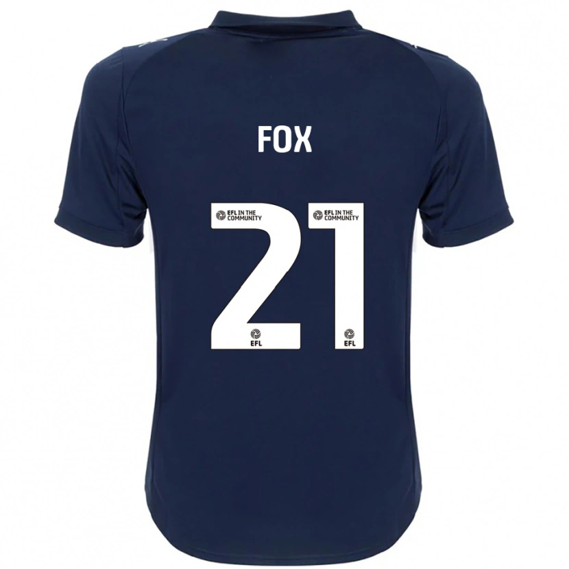 Danxen Heren Morgan Fox #21 Marine Wit Uitshirt Uittenue 2025/26 T-Shirt België