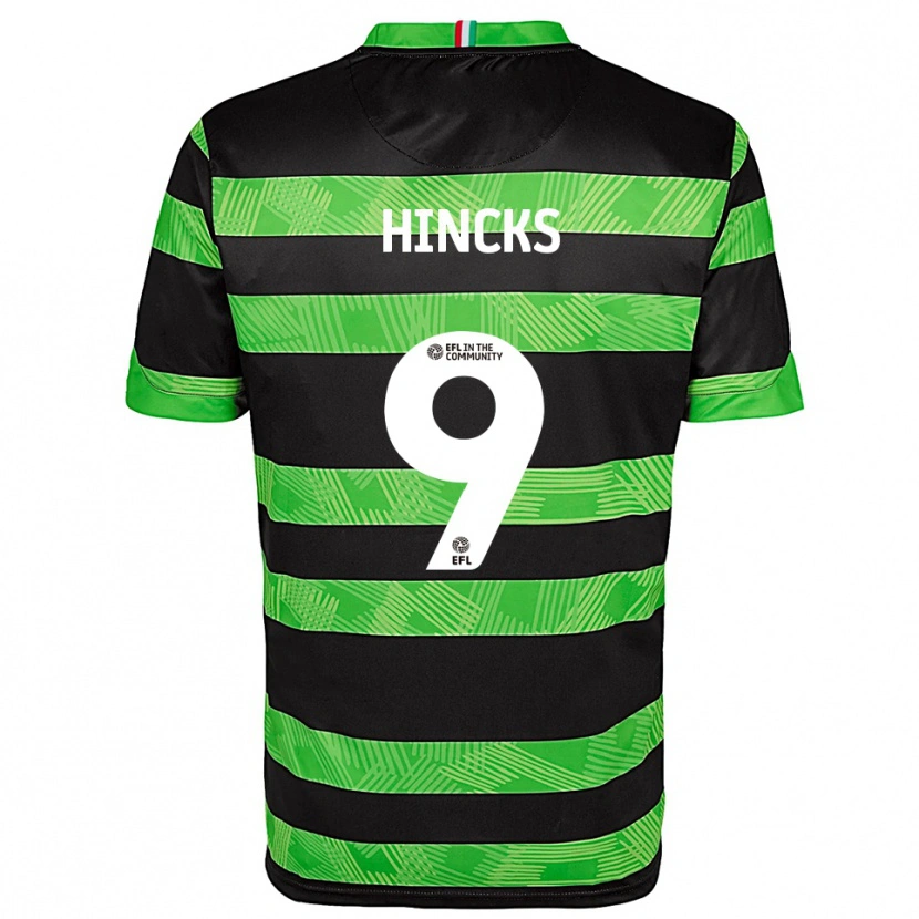 Danxen Heren Ashlee Hincks #9 Zwart Groen Uitshirt Uittenue 2025/26 T-Shirt België