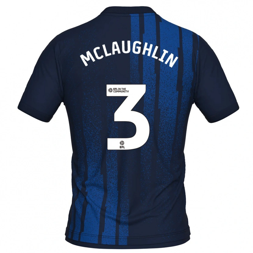 Danxen Heren Stephen Mclaughlin #3 Marine Wit Uitshirt Uittenue 2025/26 T-Shirt België