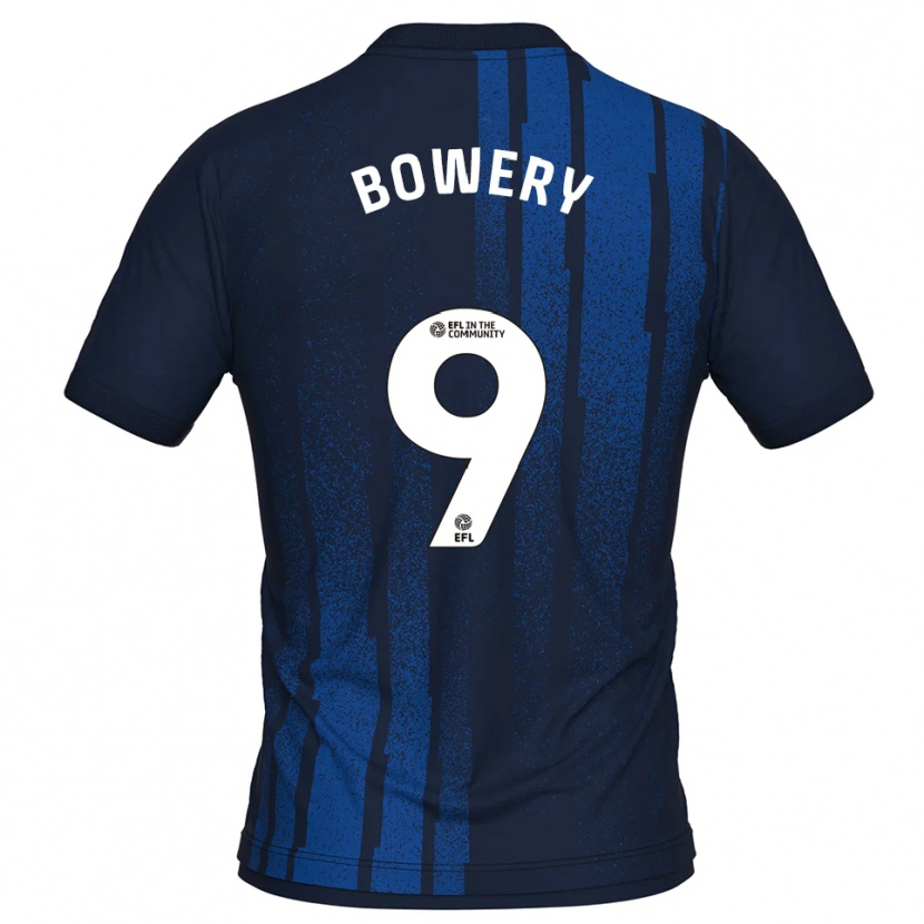 Danxen Heren Jordan Bowery #9 Marine Wit Uitshirt Uittenue 2025/26 T-Shirt België