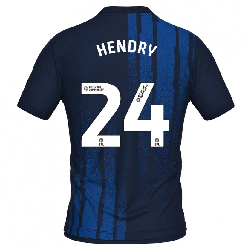 Danxen Heren Regan Hendry #24 Marine Wit Uitshirt Uittenue 2025/26 T-Shirt België