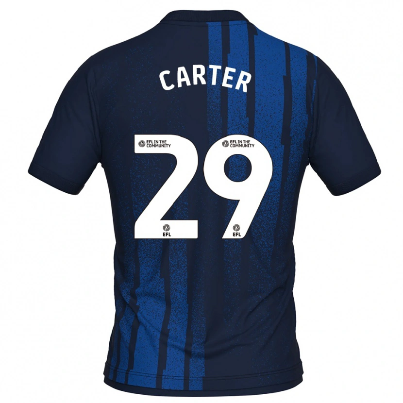 Danxen Heren Charlie Carter #29 Marine Wit Uitshirt Uittenue 2025/26 T-Shirt België