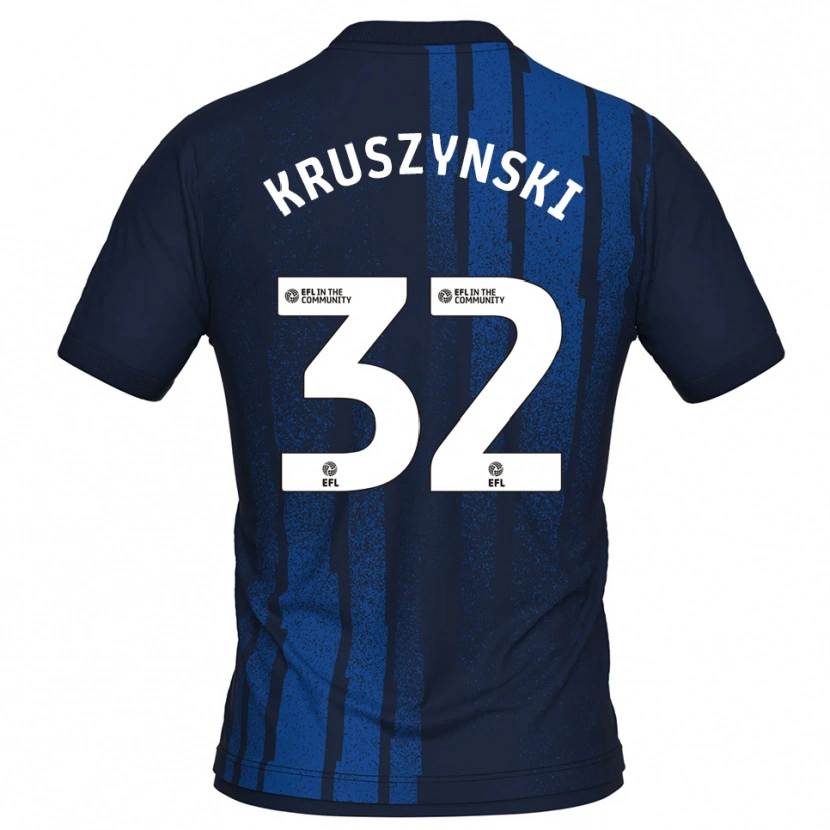 Danxen Heren Jakub Kruszynski #32 Marine Wit Uitshirt Uittenue 2025/26 T-Shirt België