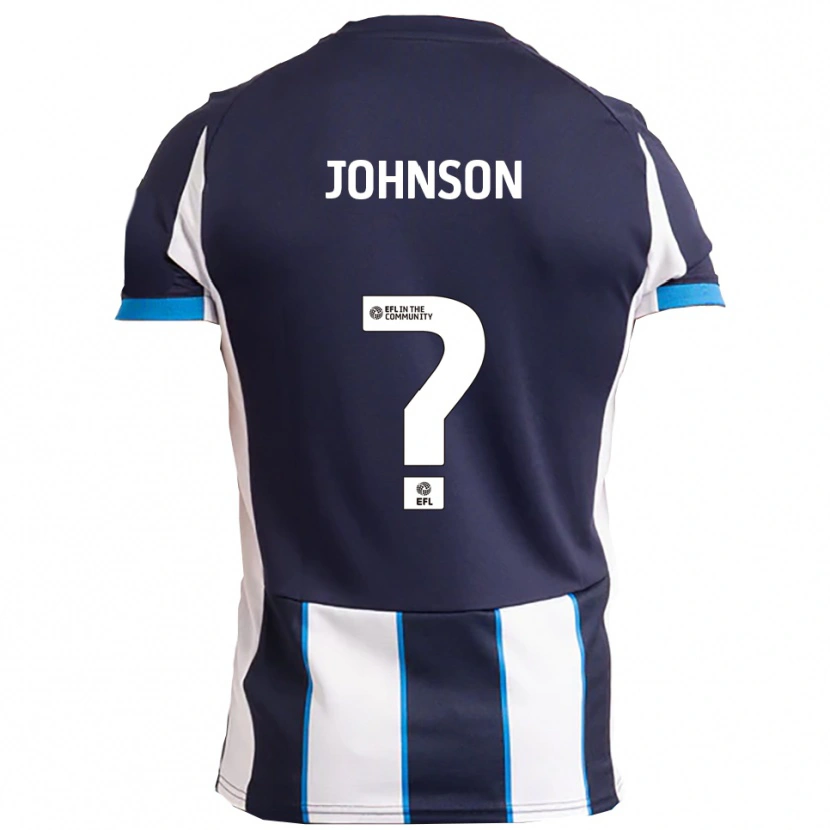 Danxen Heren Georgia Johnson #0 Wit Marine Uitshirt Uittenue 2025/26 T-Shirt België