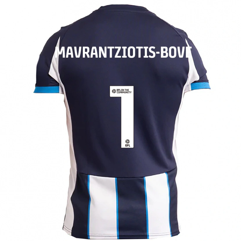 Danxen Heren Kane Mavrantziotis-Bove #1 Wit Marine Uitshirt Uittenue 2025/26 T-Shirt België