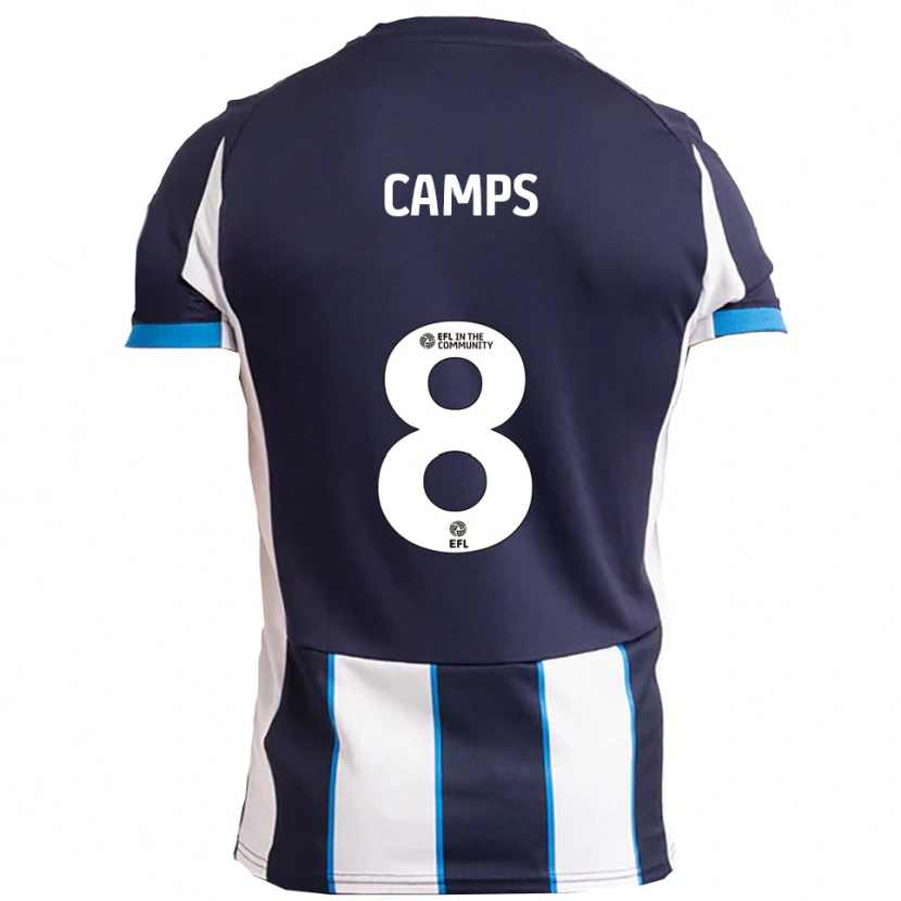 Danxen Heren Callum Camps #8 Wit Marine Uitshirt Uittenue 2025/26 T-Shirt België