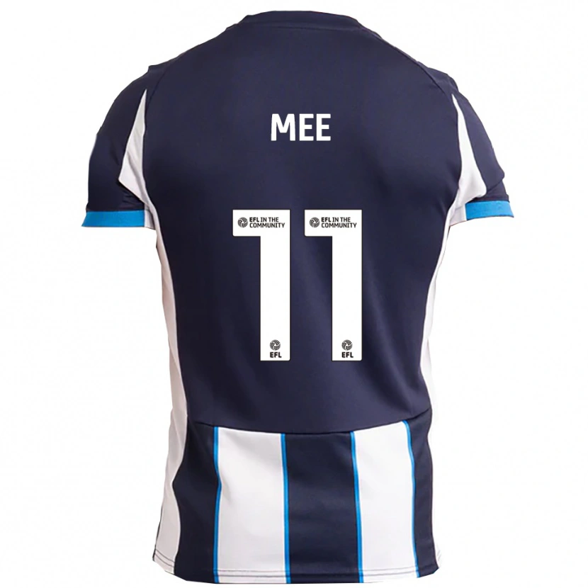 Danxen Heren Ashton Mee #11 Wit Marine Uitshirt Uittenue 2025/26 T-Shirt België
