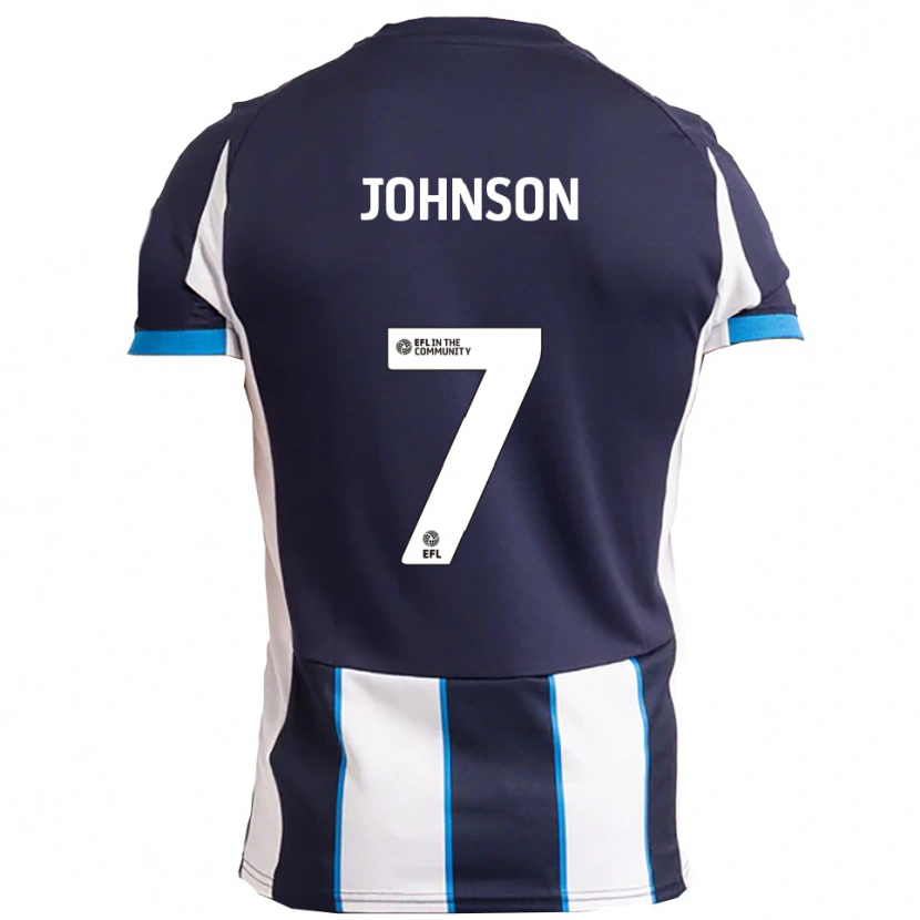 Danxen Heren Harry Johnson #7 Wit Marine Uitshirt Uittenue 2025/26 T-Shirt België