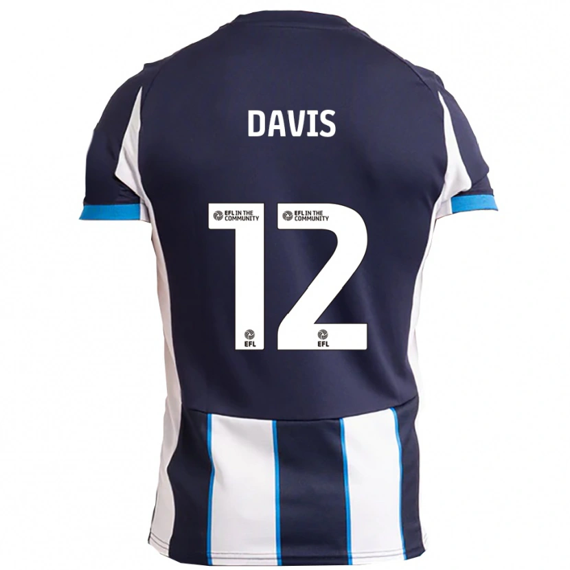 Danxen Heren Archie Davis #12 Wit Marine Uitshirt Uittenue 2025/26 T-Shirt België