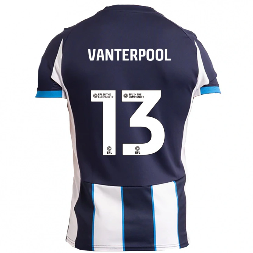 Danxen Heren Gabriel Vanterpool #13 Wit Marine Uitshirt Uittenue 2025/26 T-Shirt België