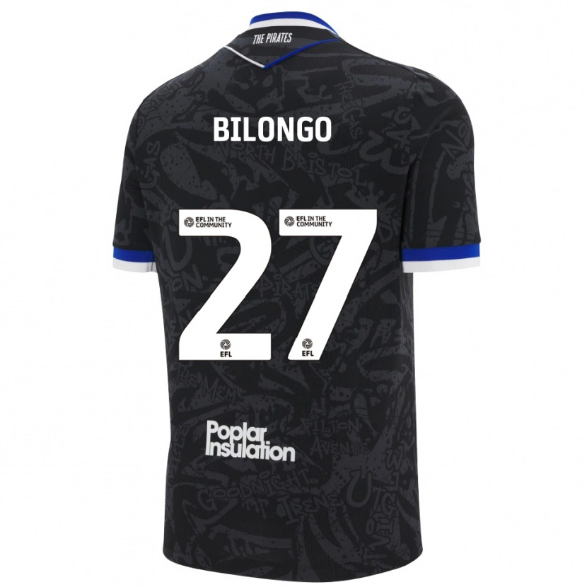 Danxen Heren Bryant Bilongo #27 Zwart Wit Uitshirt Uittenue 2025/26 T-Shirt België
