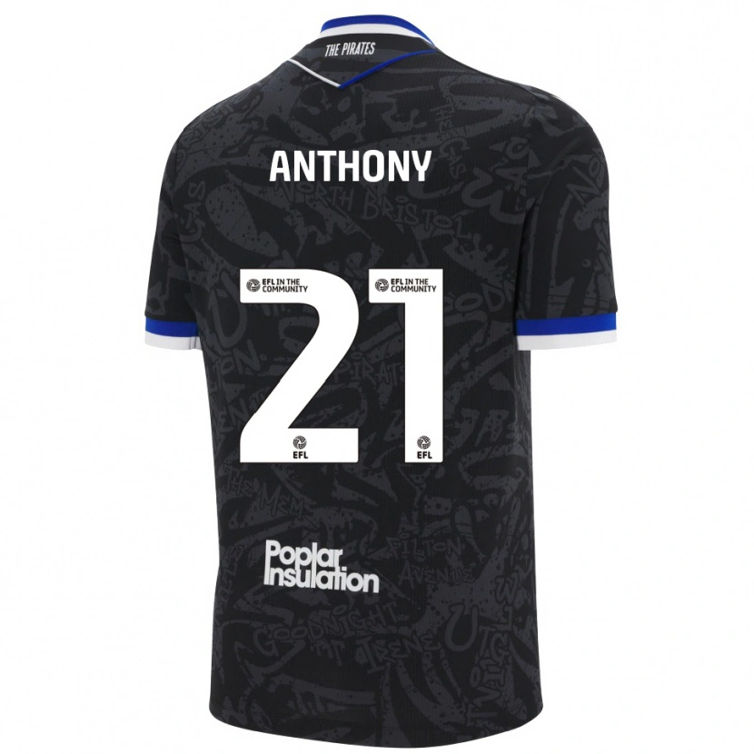 Danxen Heren Micah Anthony #21 Zwart Wit Uitshirt Uittenue 2025/26 T-Shirt België