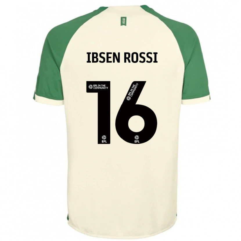 Danxen Heren Zeno Ibsen Rossi #16 Gebroken Wit Groen Uitshirt Uittenue 2025/26 T-Shirt België