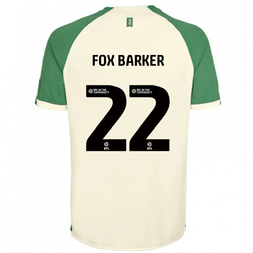 Danxen Heren Mistie Fox-Barker #22 Gebroken Wit Groen Uitshirt Uittenue 2025/26 T-Shirt België