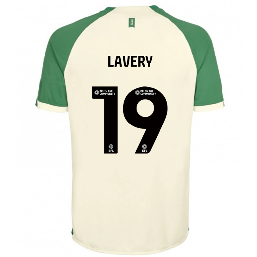Danxen Heren Shayne Lavery #19 Gebroken Wit Groen Uitshirt Uittenue 2025/26 T-Shirt België