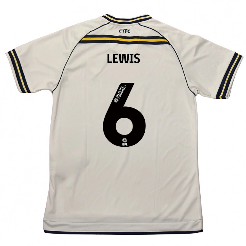 Danxen Heren Megan Lewis #6 Wit Marine Uitshirt Uittenue 2025/26 T-Shirt België