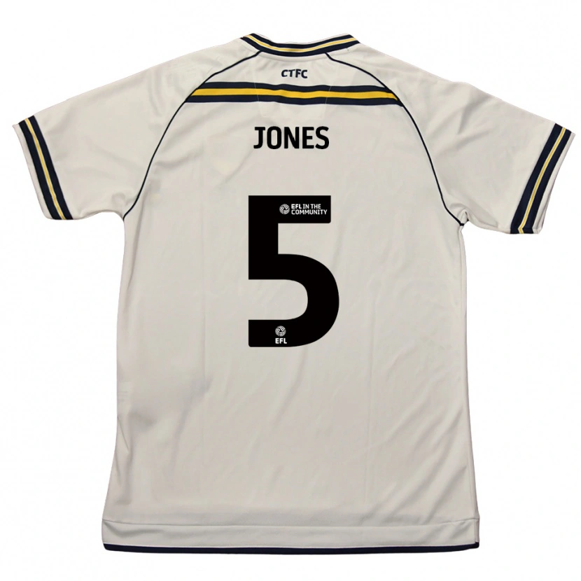 Danxen Heren Courtney Jones #5 Wit Marine Uitshirt Uittenue 2025/26 T-Shirt België