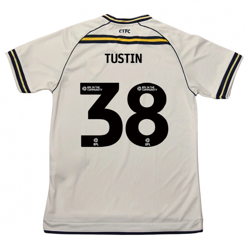 Danxen Heren Harry Tustin #38 Wit Marine Uitshirt Uittenue 2025/26 T-Shirt België