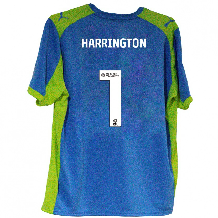 Danxen Heren David Harrington #1 Hemelsblauw Geel Uitshirt Uittenue 2025/26 T-Shirt België