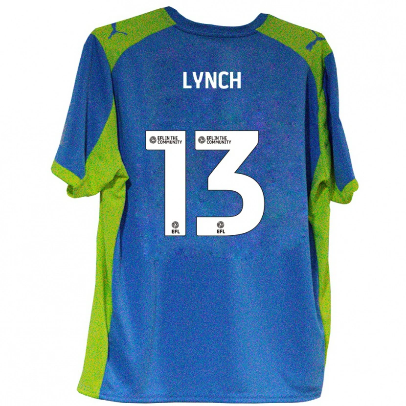 Danxen Heren Jay Lynch #13 Hemelsblauw Geel Uitshirt Uittenue 2025/26 T-Shirt België