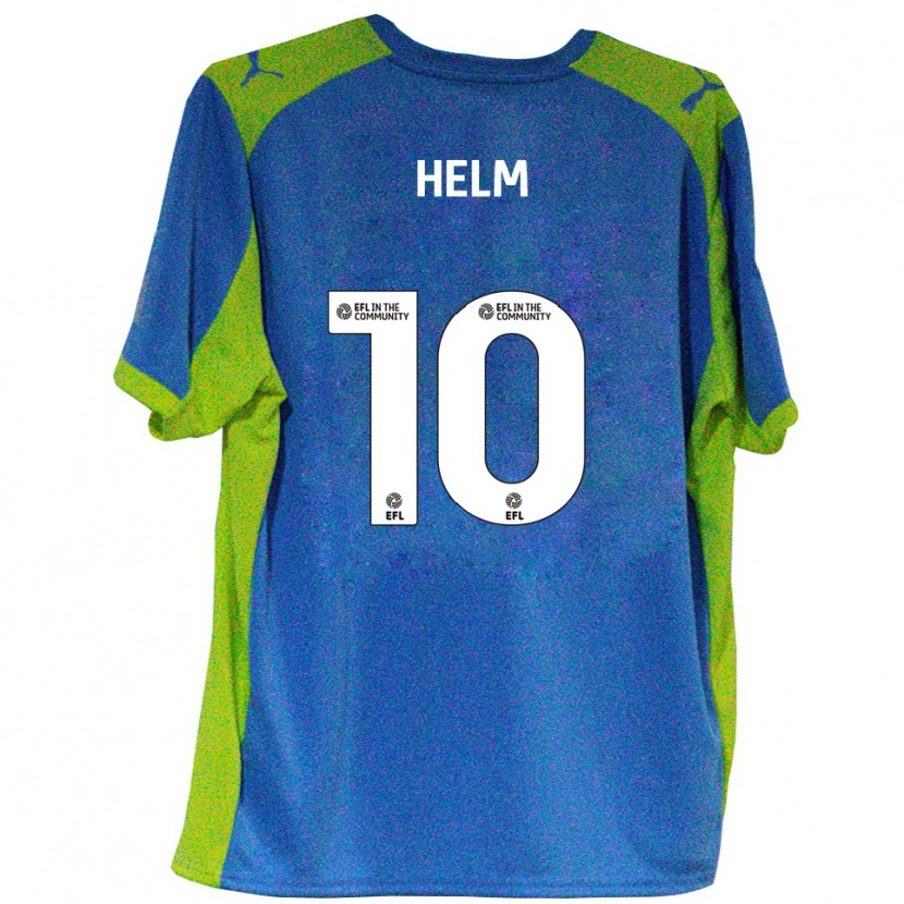 Danxen Heren Mark Helm #10 Hemelsblauw Geel Uitshirt Uittenue 2025/26 T-Shirt België