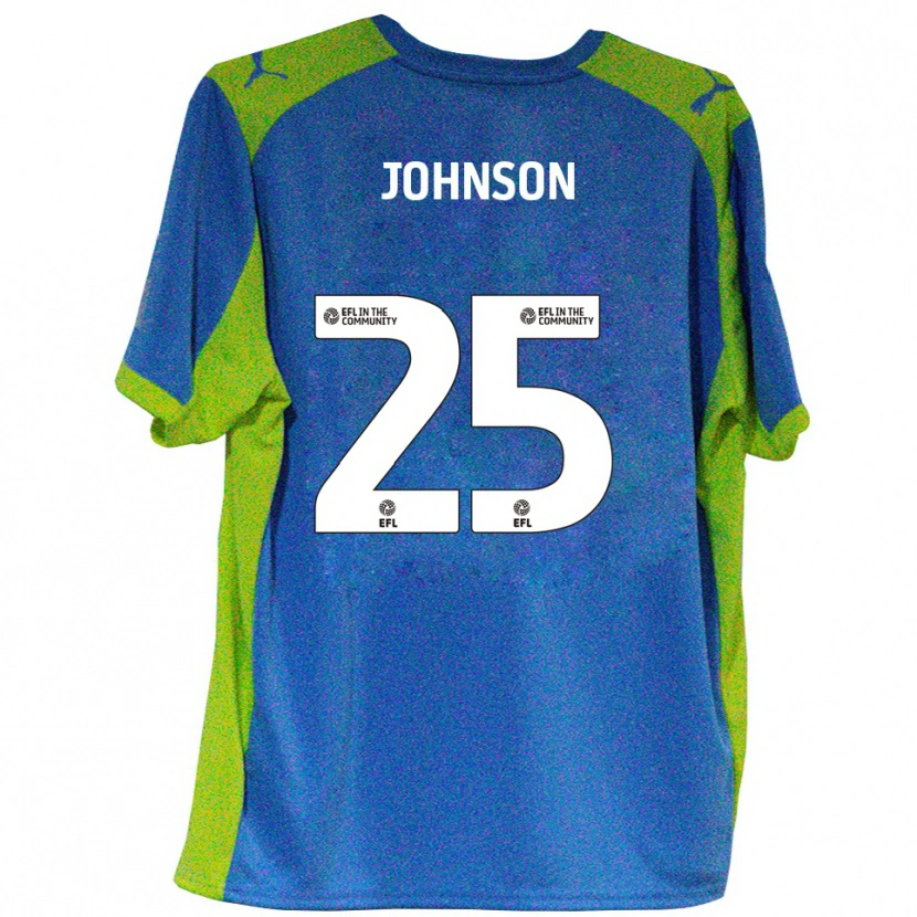 Danxen Heren Will Johnson #25 Hemelsblauw Geel Uitshirt Uittenue 2025/26 T-Shirt België