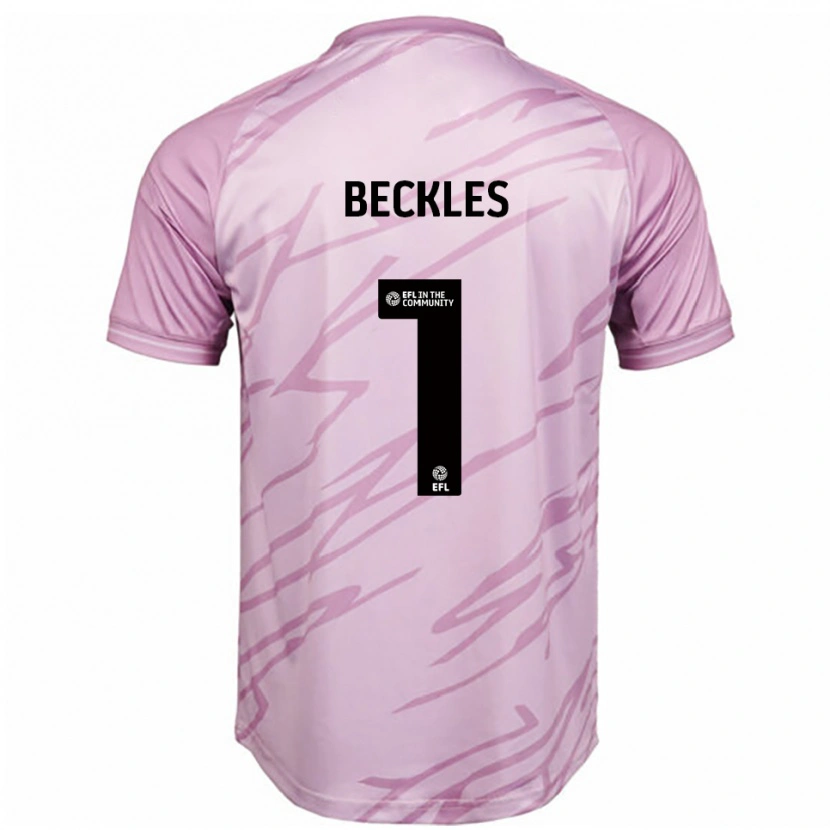 Danxen Heren Frankie Beckles #1 Roze Zwart Uitshirt Uittenue 2025/26 T-Shirt België