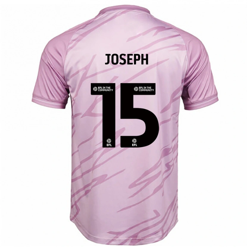 Danxen Heren Megan Joseph #15 Roze Zwart Uitshirt Uittenue 2025/26 T-Shirt België