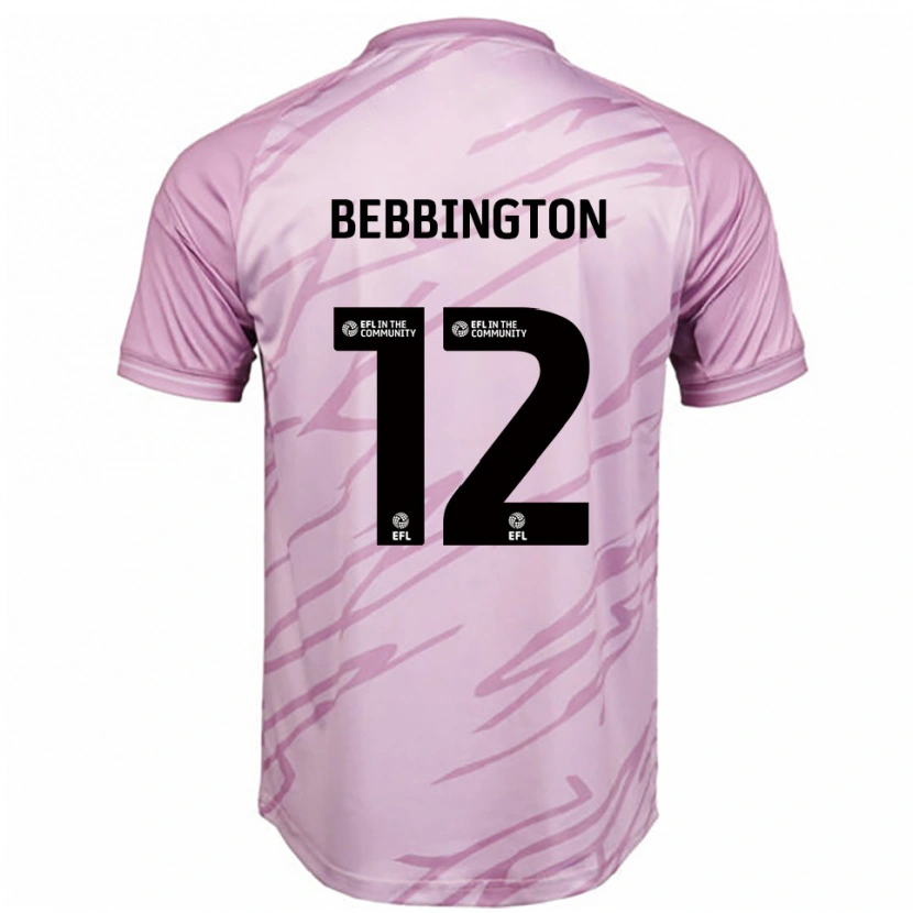 Danxen Heren Kimberley Bebbington #12 Roze Zwart Uitshirt Uittenue 2025/26 T-Shirt België