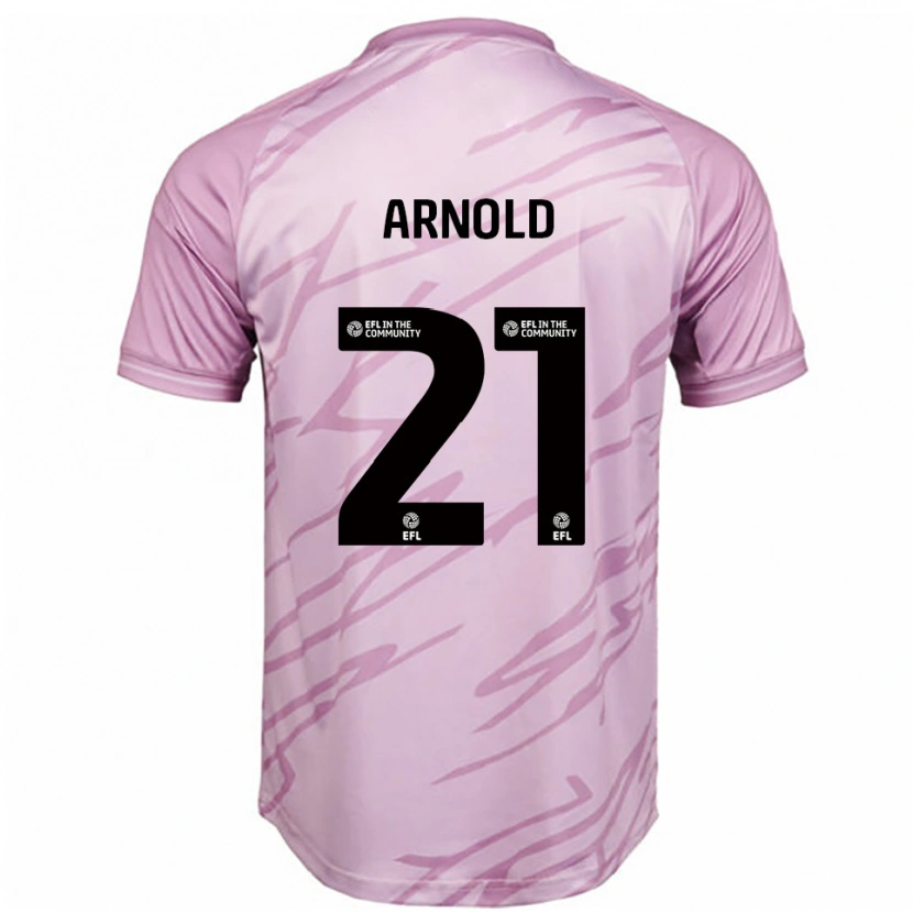 Danxen Heren Hetty Arnold #21 Roze Zwart Uitshirt Uittenue 2025/26 T-Shirt België