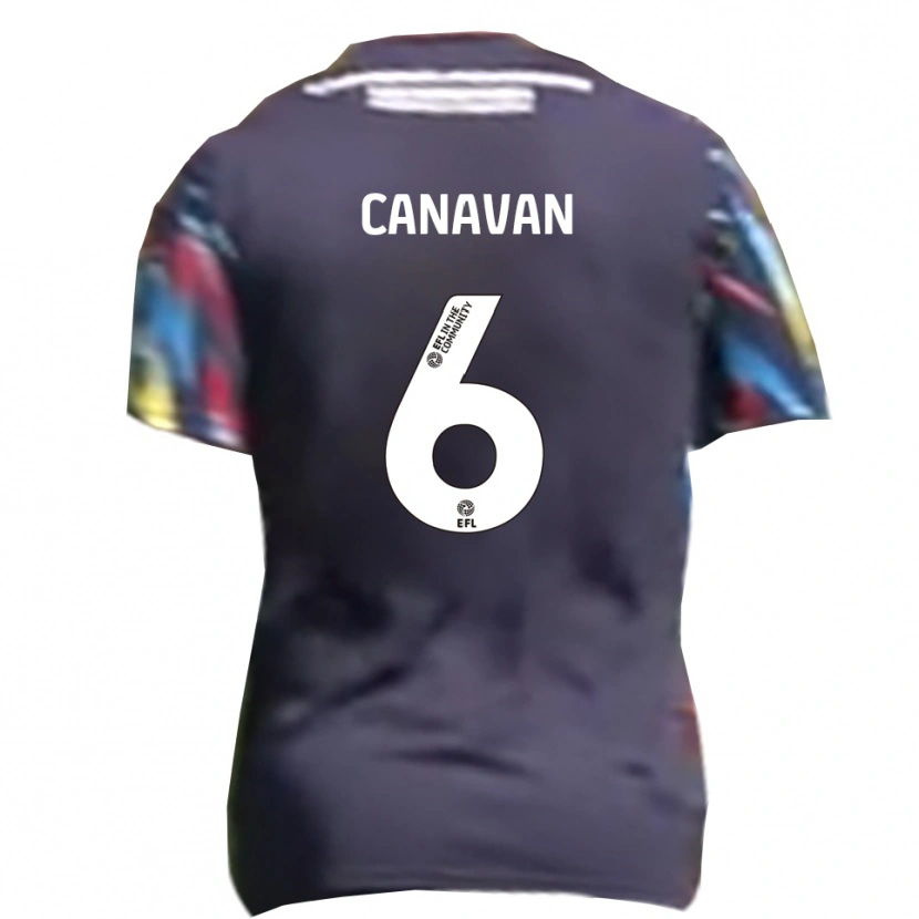 Danxen Heren Niall Canavan #6 Marine Geel Rood Uitshirt Uittenue 2025/26 T-Shirt België