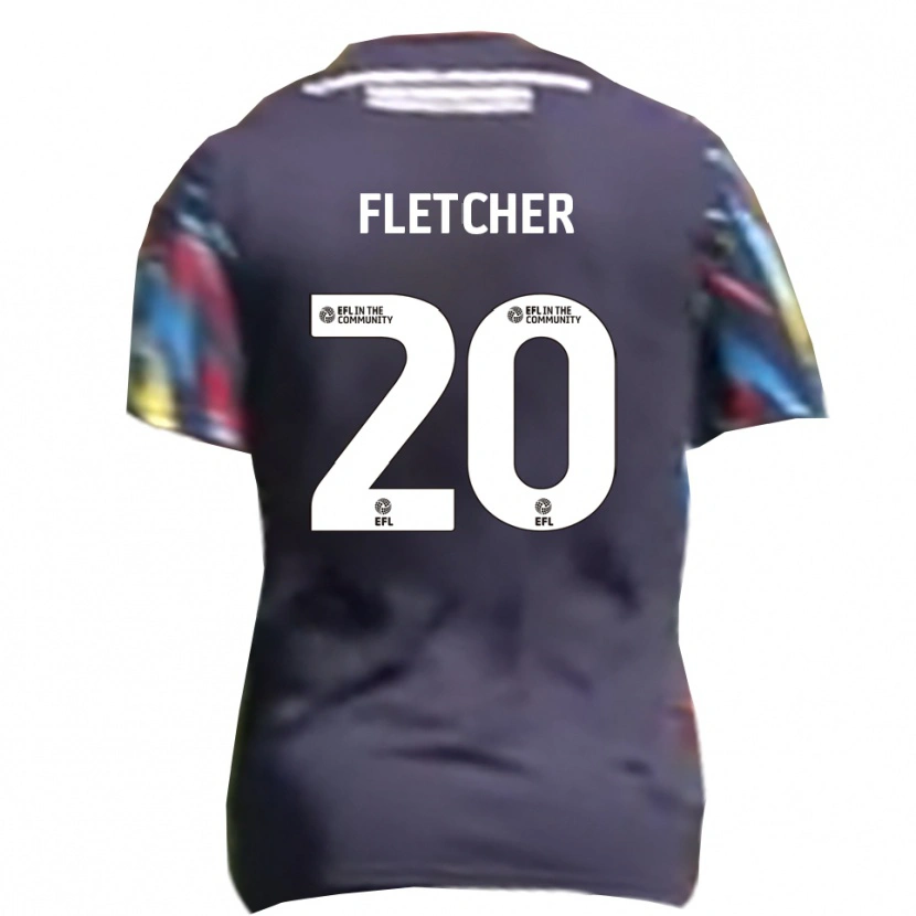 Danxen Heren Isaac Fletcher #20 Marine Geel Rood Uitshirt Uittenue 2025/26 T-Shirt België