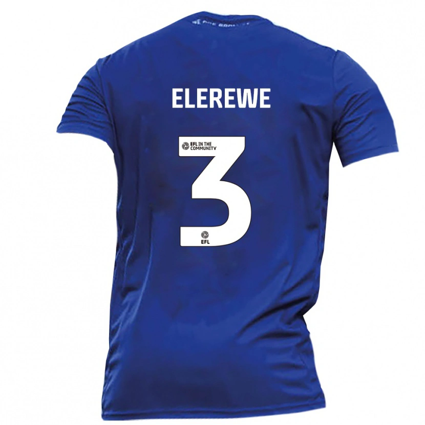 Danxen Heren Deji Elerewe #3 Blauw Wit Uitshirt Uittenue 2025/26 T-Shirt België