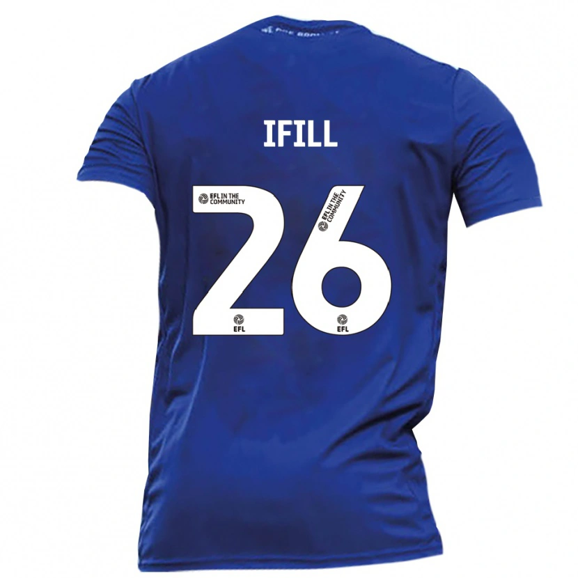 Danxen Heren Marcus Ifill #26 Blauw Wit Uitshirt Uittenue 2025/26 T-Shirt België