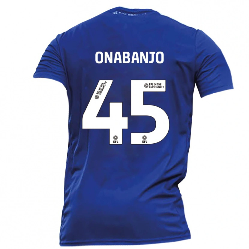 Danxen Heren Remi Onabanjo #45 Blauw Wit Uitshirt Uittenue 2025/26 T-Shirt België
