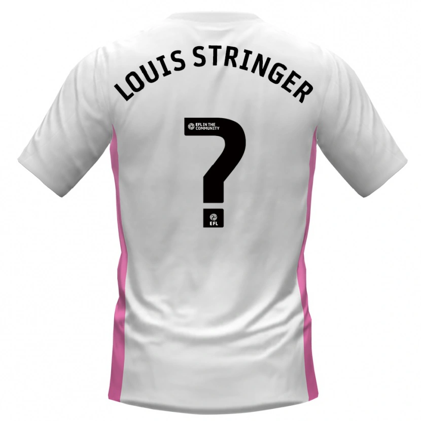 Danxen Heren Ashton Louis Stringer #0 Wit Rood Uitshirt Uittenue 2025/26 T-Shirt België