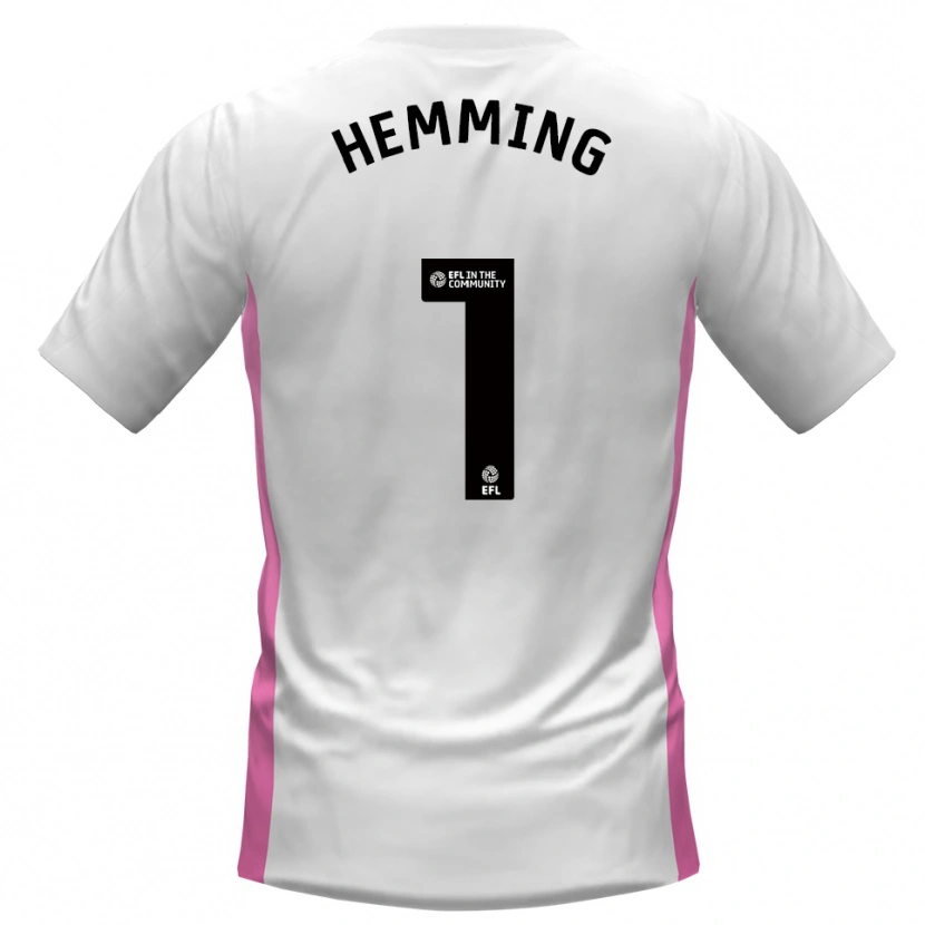 Danxen Heren Zach Hemming #1 Wit Rood Uitshirt Uittenue 2025/26 T-Shirt België