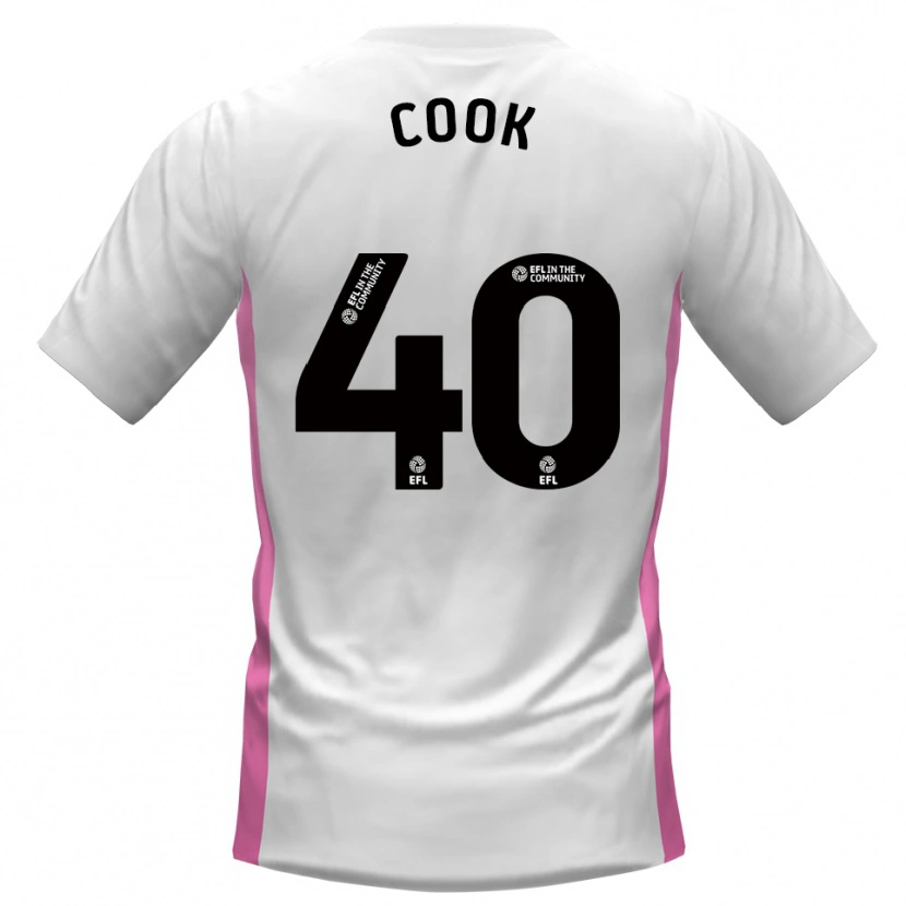 Danxen Heren Connor Cook #40 Wit Rood Uitshirt Uittenue 2025/26 T-Shirt België