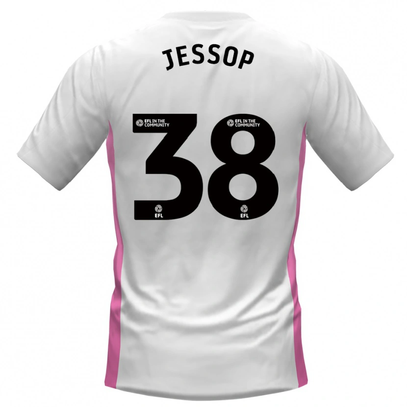 Danxen Heren Liam Jessop #38 Wit Rood Uitshirt Uittenue 2025/26 T-Shirt België