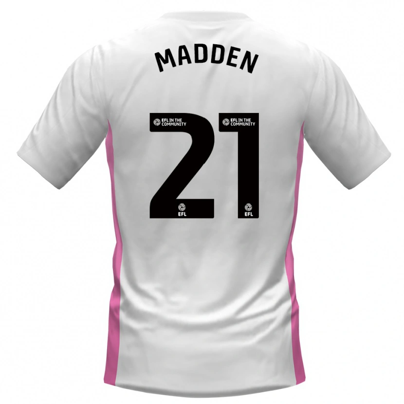 Danxen Heren Paddy Madden #21 Wit Rood Uitshirt Uittenue 2025/26 T-Shirt België