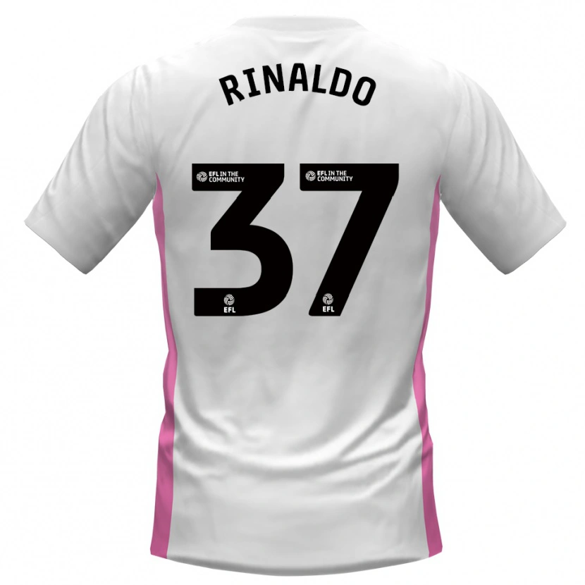 Danxen Heren Ashton Rinaldo #37 Wit Rood Uitshirt Uittenue 2025/26 T-Shirt België