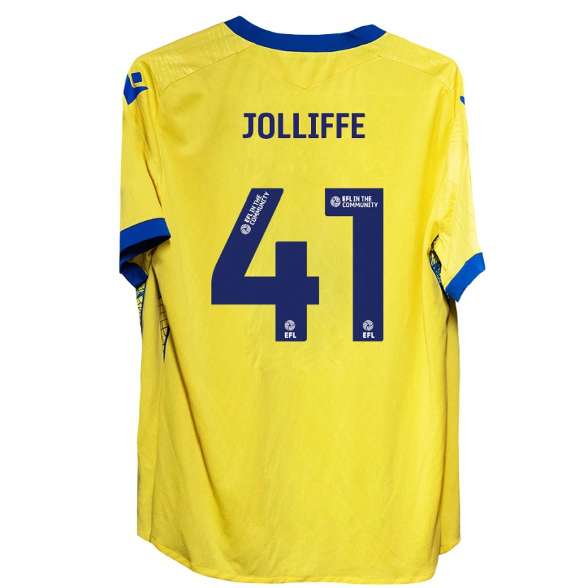Danxen Heren Max Jolliffe #41 Geel Blauw Uitshirt Uittenue 2025/26 T-Shirt België