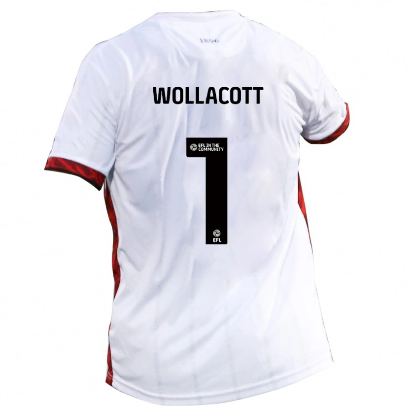 Danxen Heren Joe Wollacott #1 Wit Rood Zwart Uitshirt Uittenue 2025/26 T-Shirt België