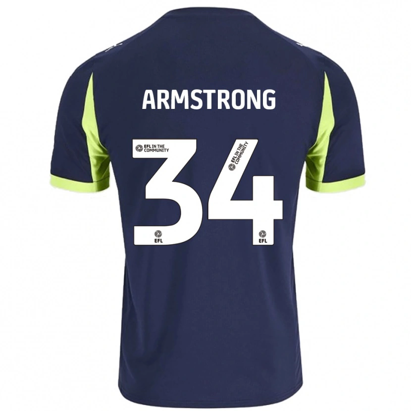 Danxen Heren Oliver Armstrong #34 Marine Fluorescerend Groen Uitshirt Uittenue 2025/26 T-Shirt België