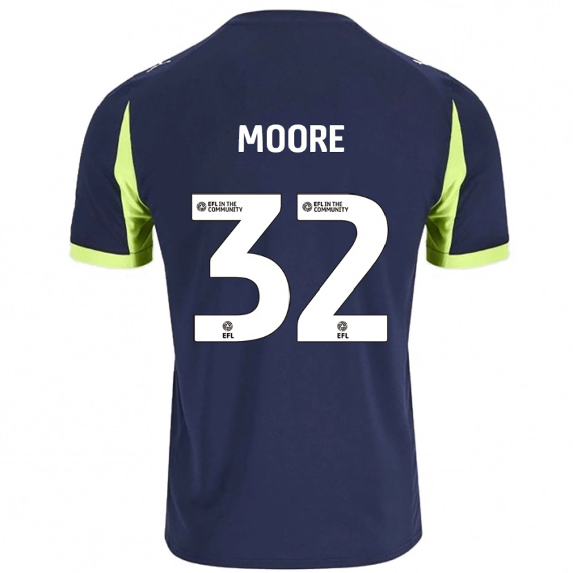 Danxen Heren Luca Moore #32 Marine Fluorescerend Groen Uitshirt Uittenue 2025/26 T-Shirt België