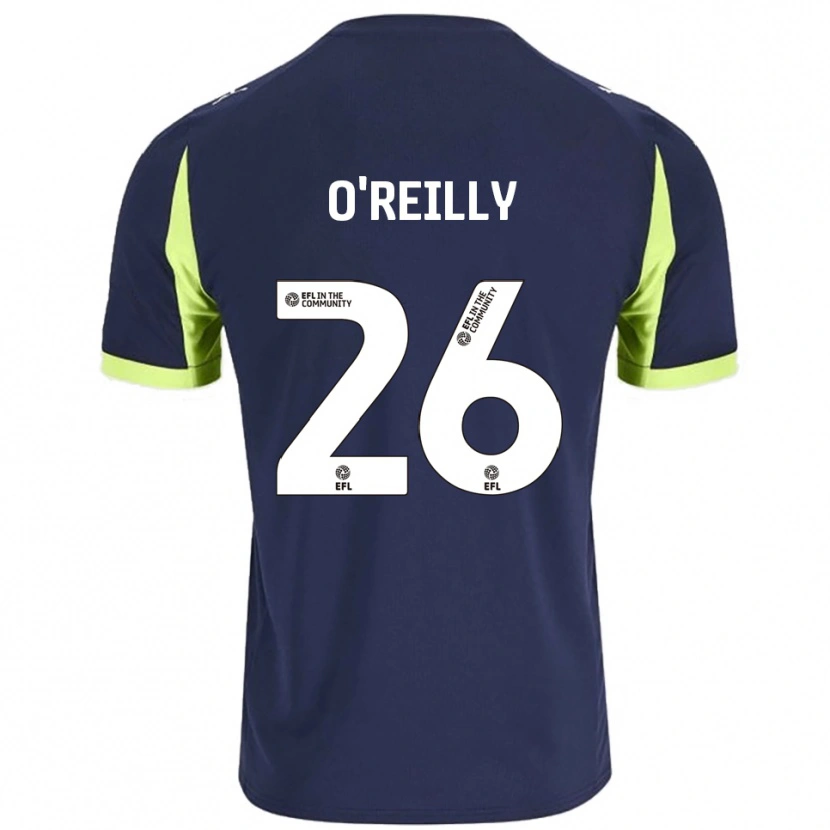 Danxen Heren Tommi O'reilly #26 Marine Fluorescerend Groen Uitshirt Uittenue 2025/26 T-Shirt België