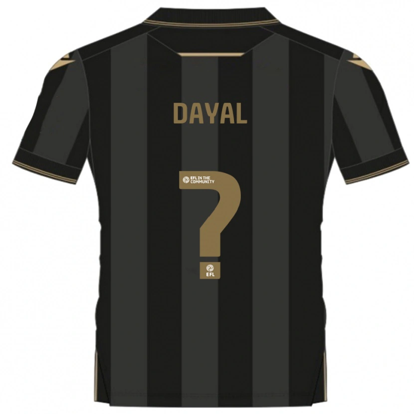 Danxen Heren Louie Dayal #0 Zwart Goud Uitshirt Uittenue 2025/26 T-Shirt België