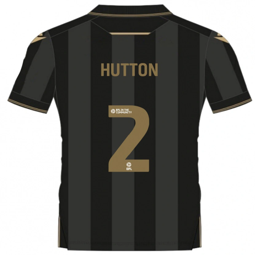 Danxen Heren Remeao Hutton #2 Zwart Goud Uitshirt Uittenue 2025/26 T-Shirt België